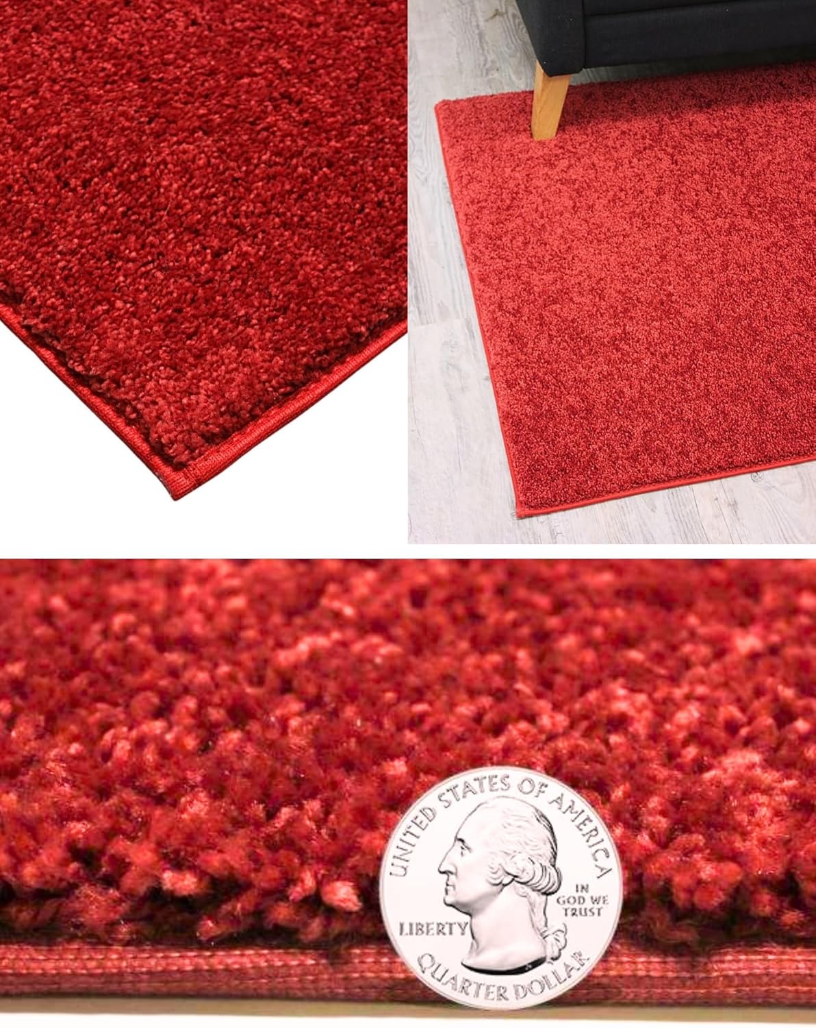 KOECKRITZ Soft and Colorful Kids Classroom Area Rugs (Passes Flammability Pill Test) Many Sizes and Bright Colors to Select from (7' x 9', Fire Engine)