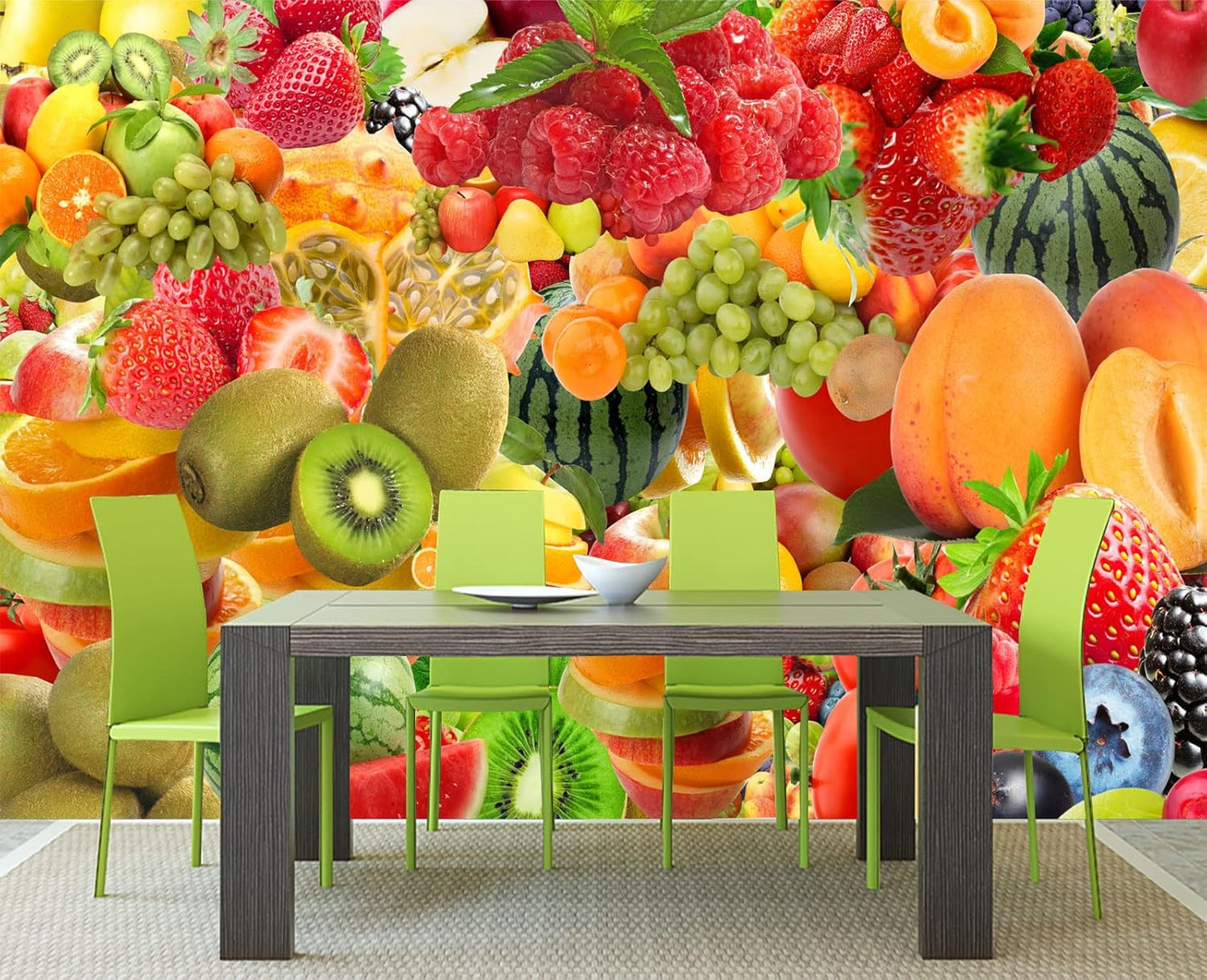 Fruit Cocktail Wall Mural Wallpaper 103" x 69"