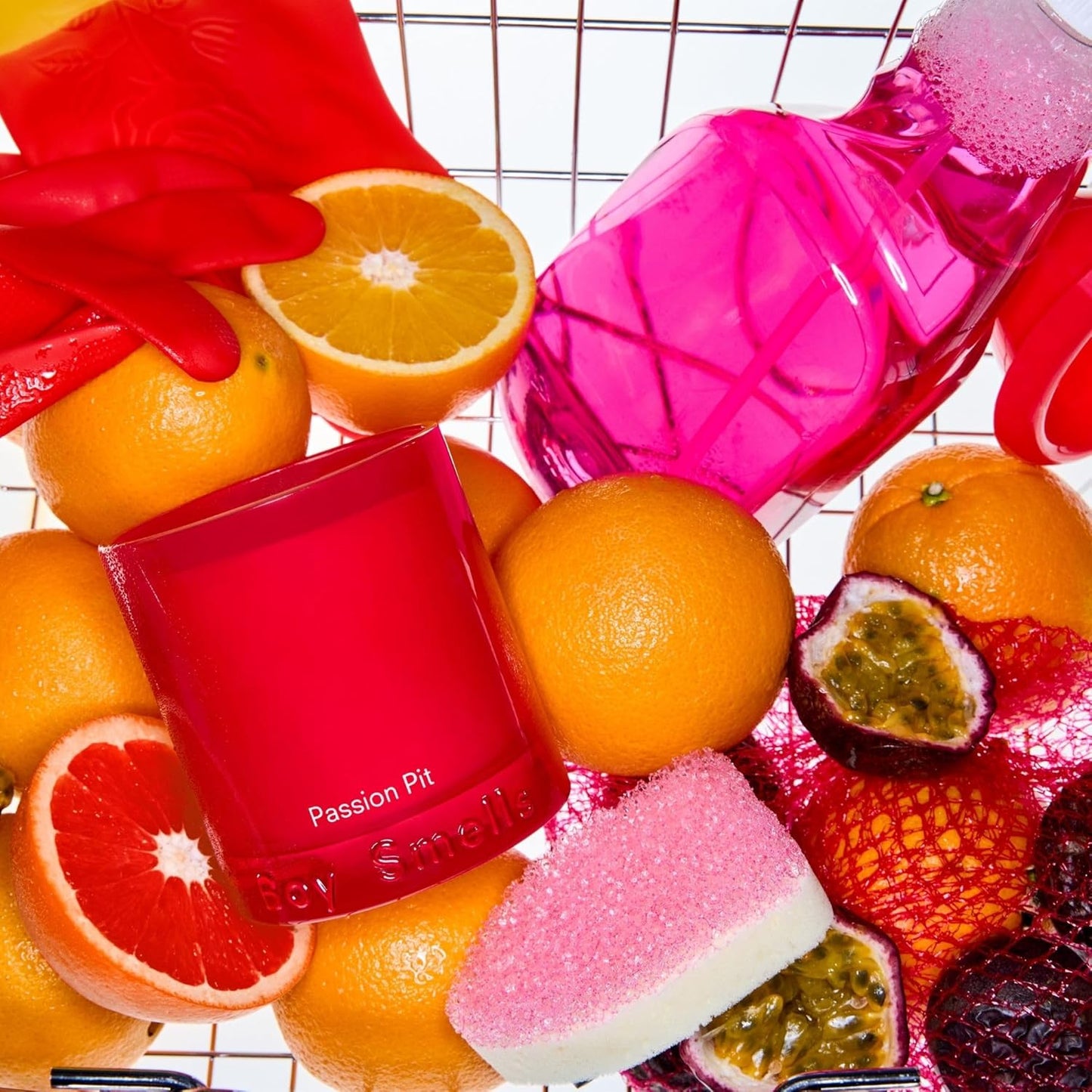 Boy Smells Passion Fruit Candle - 8.5 oz - Citrus Candle with Orange, Passion Fruit, and Blond Woods - Up to 50-Hour Burn - Cotton Wick