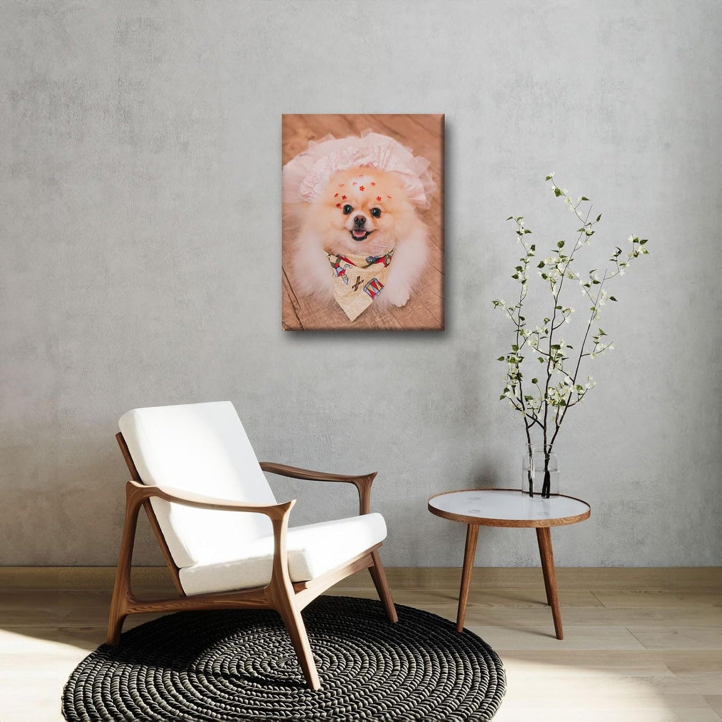 Laoife Custom Canvas Prints with Your Photos 20"x30", Canvas Photo Prints Custom, Personalized Canvas Wall Art for Office Home Bedroom Living Room Wall Decor, Gift for Father's Day Birthday Wedding