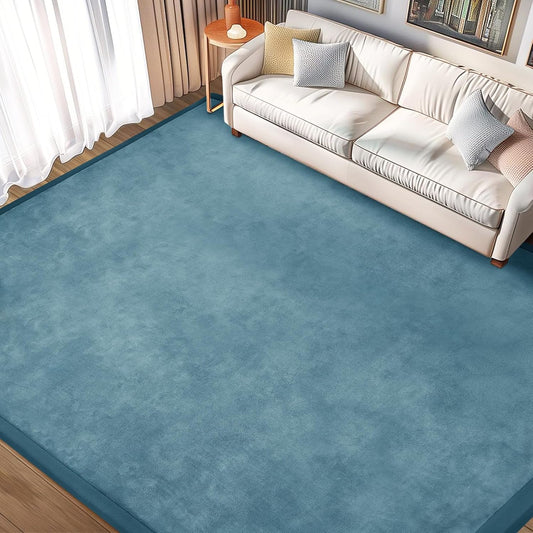 Baby Play Mat 1.2" Thick Memory Foam Nursery Rug Area Rug, 13’1” X 6’7” Yoga Mat Playmat Crawling Mat for Baby,Toddlers, Infants, Kids,Floor Mat Tatami Mat for Living Room with Non-Slip(Green)