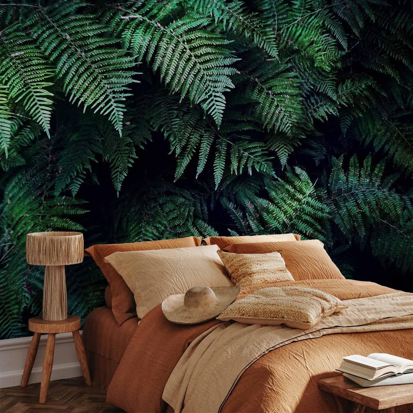 artgeist Wall Mural 3D Effect 79x55 in - XXL Non-Woven Wallpaper Fleece Wall Decor Photo Print Picture Image Design Home Tropical Leaves b-C-0564-a-a