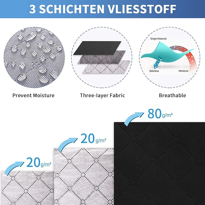 Fixwal Black Underbed Storage Bags with Clear Window and 2 Reinforced Handles Under Bed Storage Containers for Clothing, Bedding, Comforter (2 Pack)
