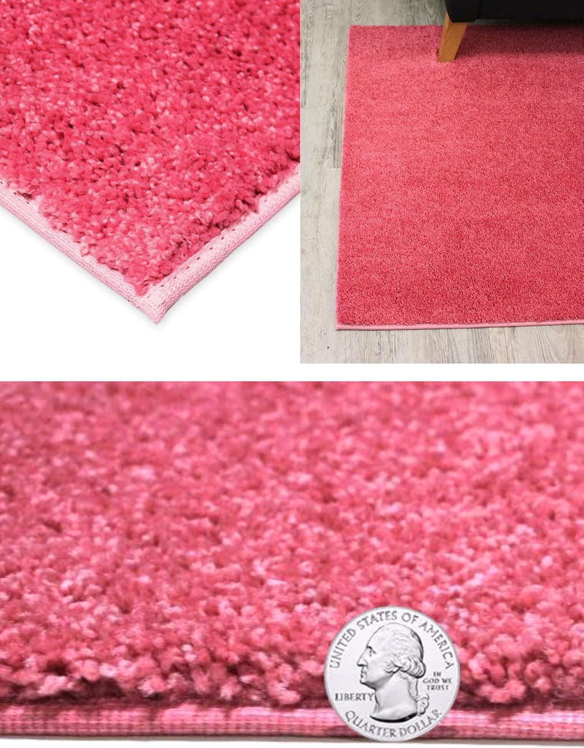 KOECKRITZ Soft and Colorful Kids Classroom Area Rugs (Passes Flammability Pill Test) Many Sizes and Bright Colors to Select from (6' Round, Glamour)