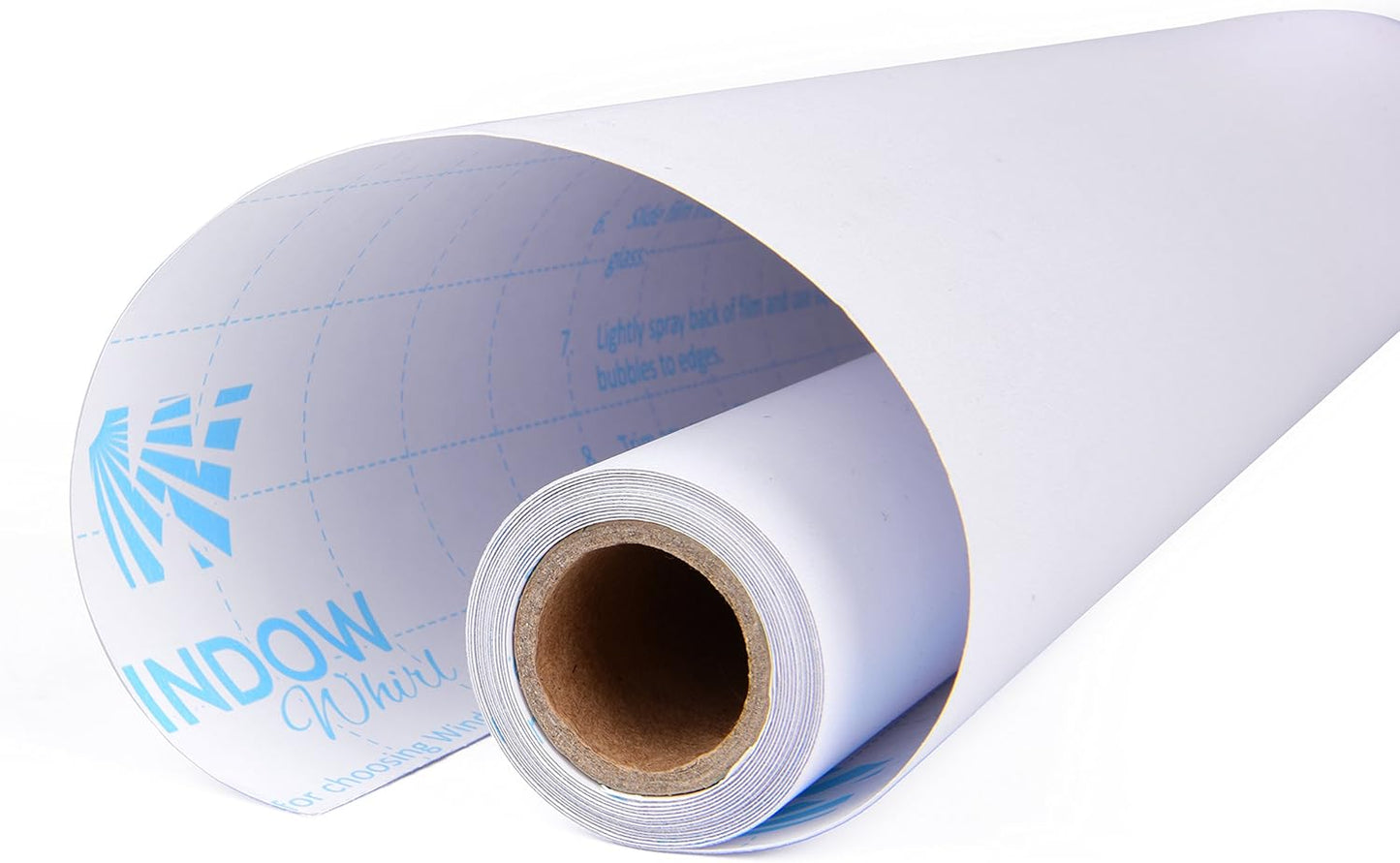 Privacy Window Film: Translucent Static Cling Treatment for Home Security and Decorative Frosted Glass Effect - No Residue, Heat Control, UV Prevention, Easy Removal (Winter Frost, 36 x 72 inches)