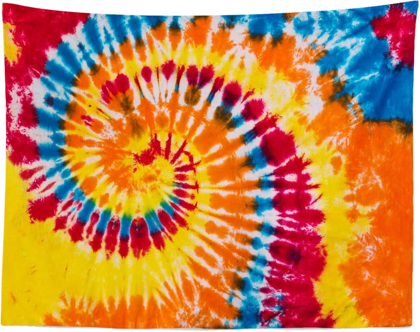 BELECO Tie Dye Tapestry Wall Hanging 106x70 Inch Colorful Spiral Tie Dye Party Decorations Watercolor Rainbow Tapestry 60s 70s Hippie Supplies Tie Dye Tapestries for Bedroom Living Room Dorm Decor