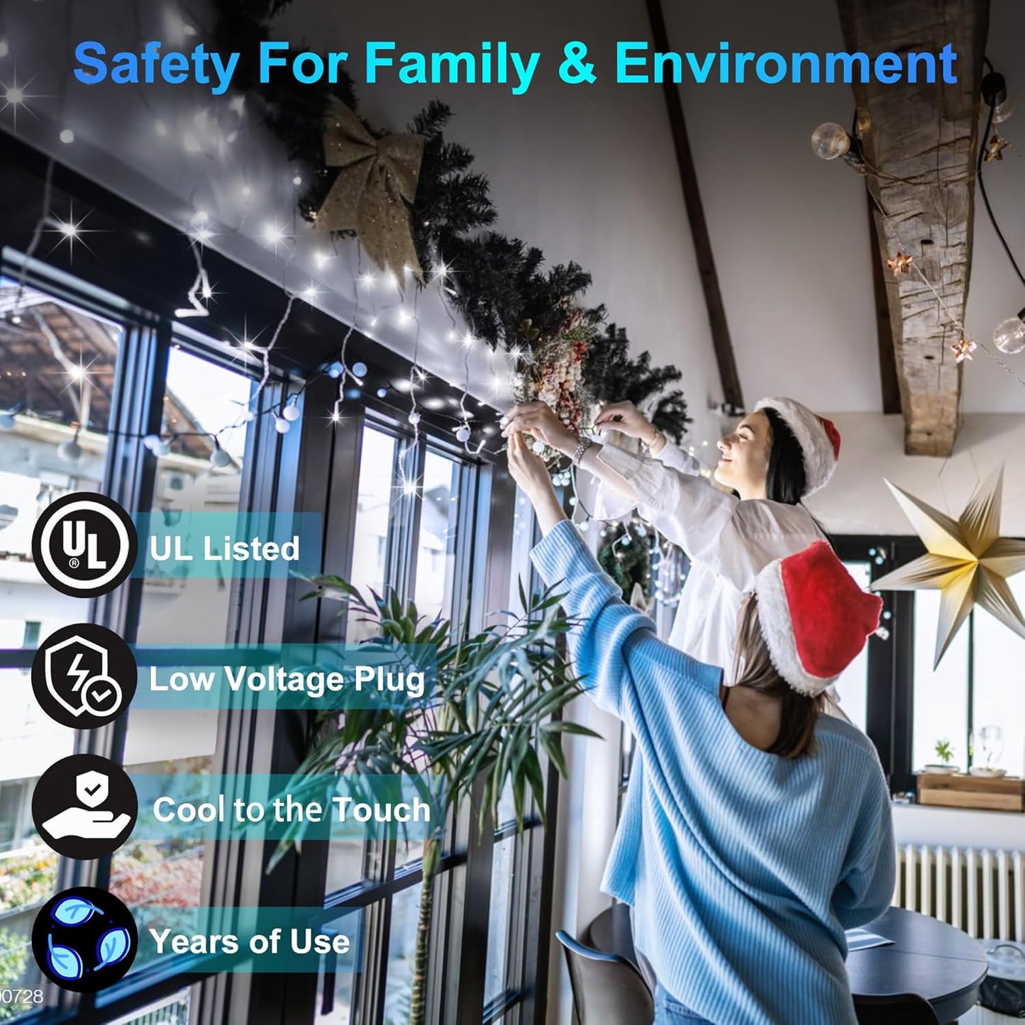 666 LED 66FT Christmas Lights with 148 Drops, 12 Modes Dimmable Cool White Outdoor Hanging Lights with Timer Memory, Waterproof Curtain Lights for Home Bedroom Indoor Tree Window Roof Fence Wedding