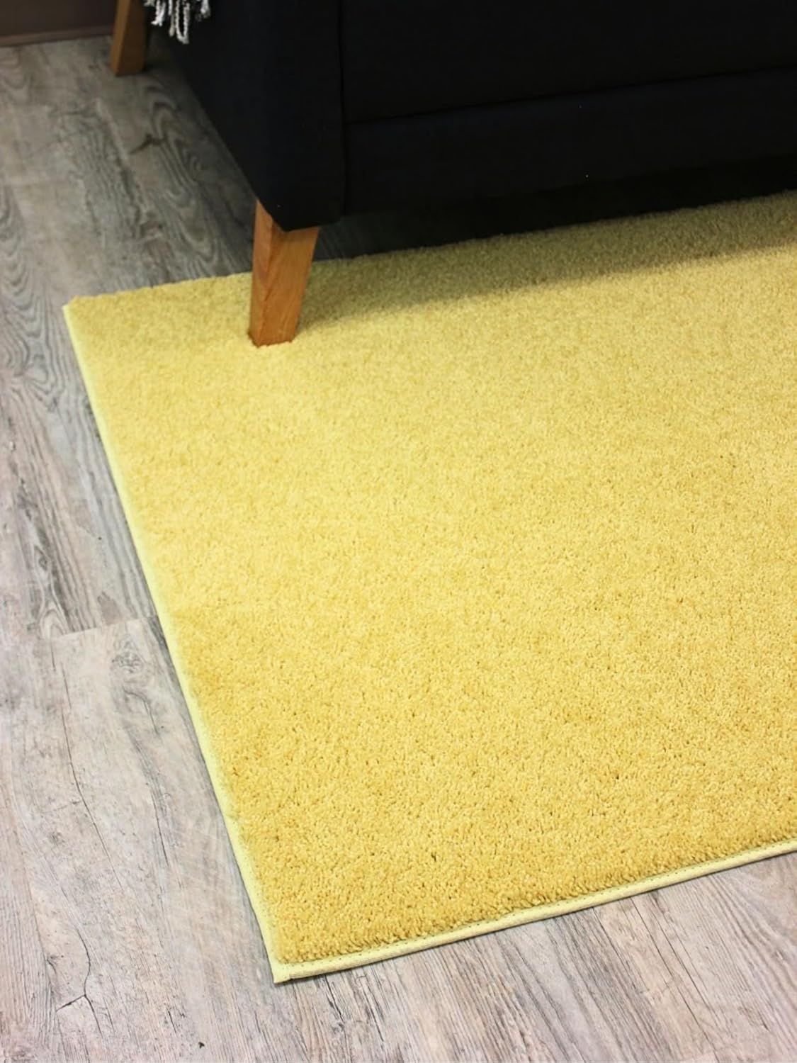 KOECKRITZ Soft and Colorful Kids Classroom Area Rugs (Passes Flammability Pill Test) Many Sizes and Bright Colors to Select from (6' x 6', Lemon)