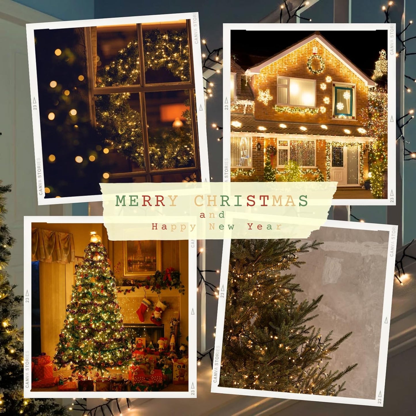 Solar String Lights Outdoor Waterproof 2PK 200LED 66FT Twinkle Lights Auto On/Off Solar Powered LED Fairy Light Green Wire with 8 Modes for Christmas Tree Party Wedding Garden Decoration (Warm White)