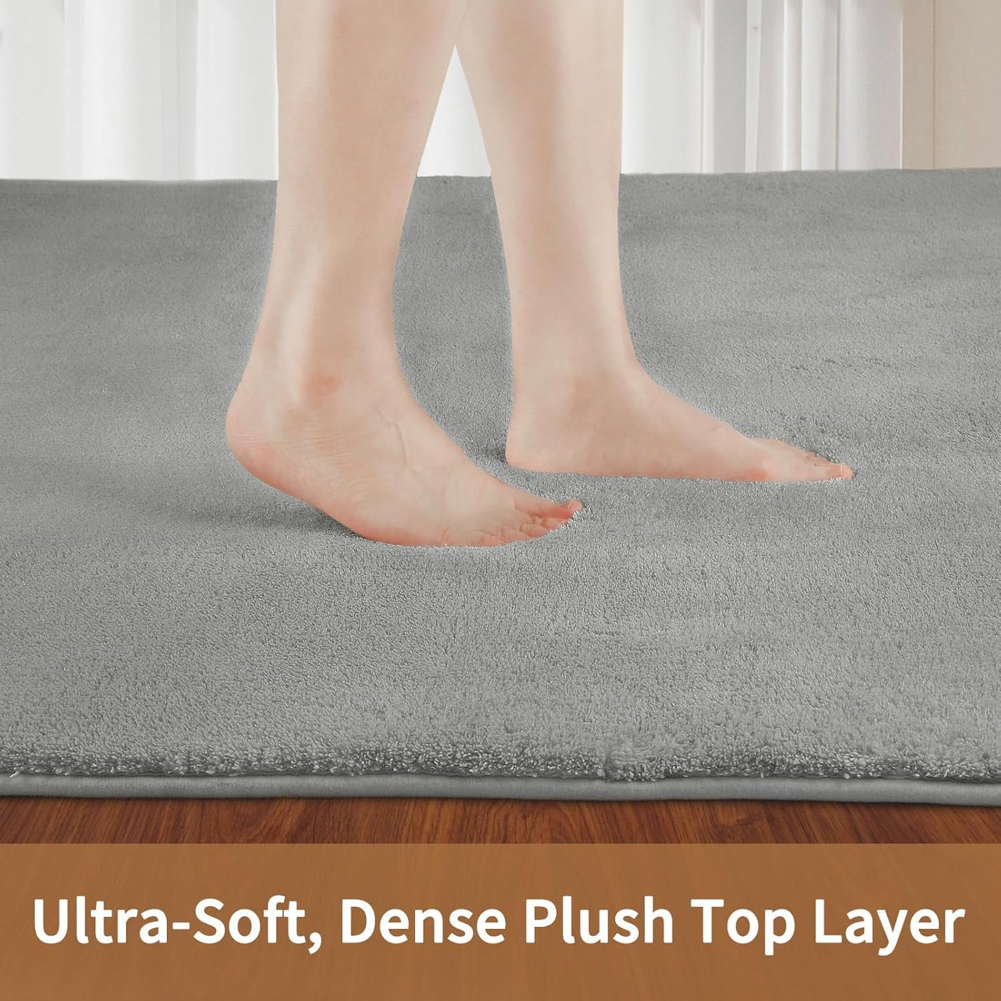 Sour Lemon 6x9 Area Rugs for Living Room, Soft Large Area Rug Fluffy Rugs for Bedroom，Machine Washable Area Rug Non Slip Carpet Rug for Living Room Playroom Kids Room Home Decor