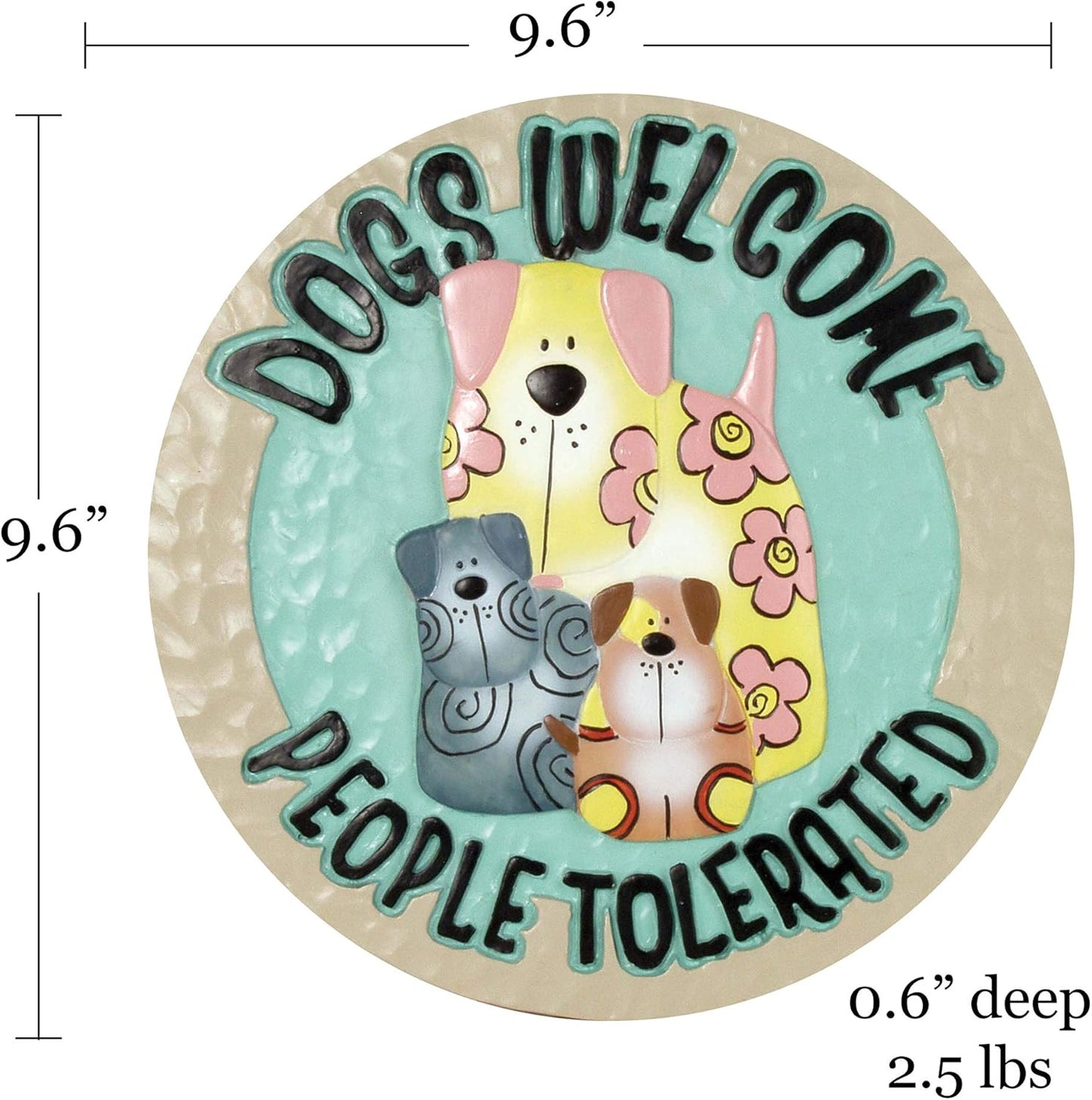 Spoontiques Dogs Welcome Stepping Stone