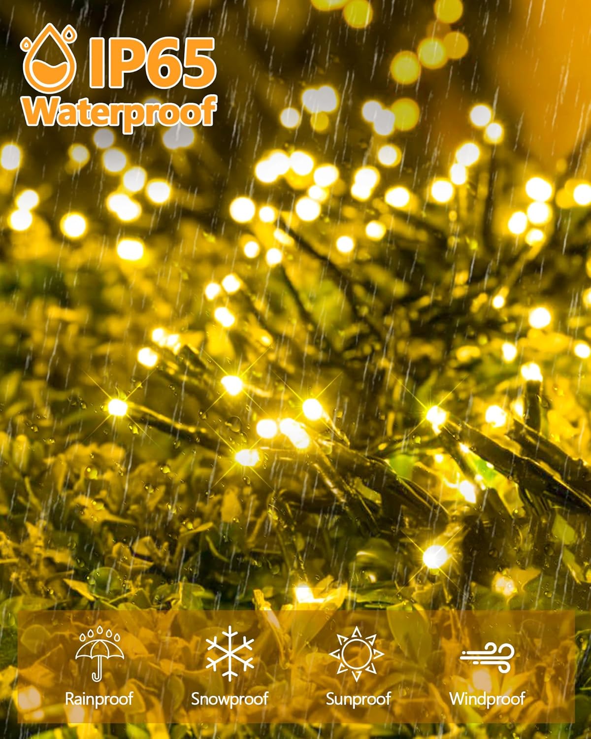 2 Pack Super Long Solar Christmas Lights Outdoor Waterproof, 400 LED 144FT Solar String Lights with Green Wire 8 Lighting Modes, Mini Led Twinkle Light for Xmas Tree Fence Yard Party Decor, Warm White