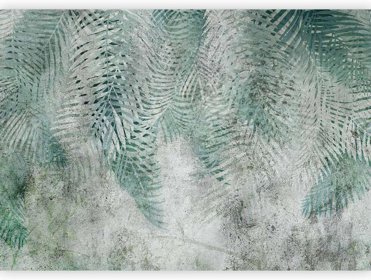 artgeist Wall Mural Leaves 116x83 in - XXL Peel and Stick Self-Adhesive Wallpaper Removable Large Sticker Foil Wall Decor Print Picture Design Nature Botanical Plants Palm Abstract b-C-0861-a-a