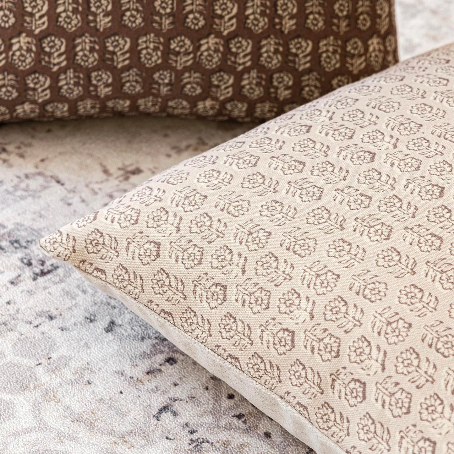 Foindtower Set of 2 Decorative Long Body Lumbar Throw Pillow Covers Vintage Accent Farmhouse Cushion Covers Neutral Home Decor for Sofa Couch Chair Bedroom Living Room Outdoor,14×36 Inch,Ivory Beige