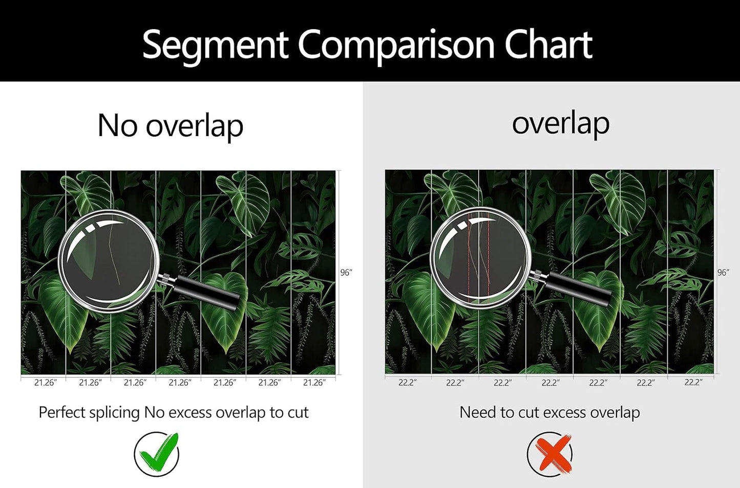 WFBHUA-Green Banana Leaf Wallpaper Mural Tropical Jungle Botanical Leaves Wallpaper for Living Room Bedroom(Not Peel and Stick)