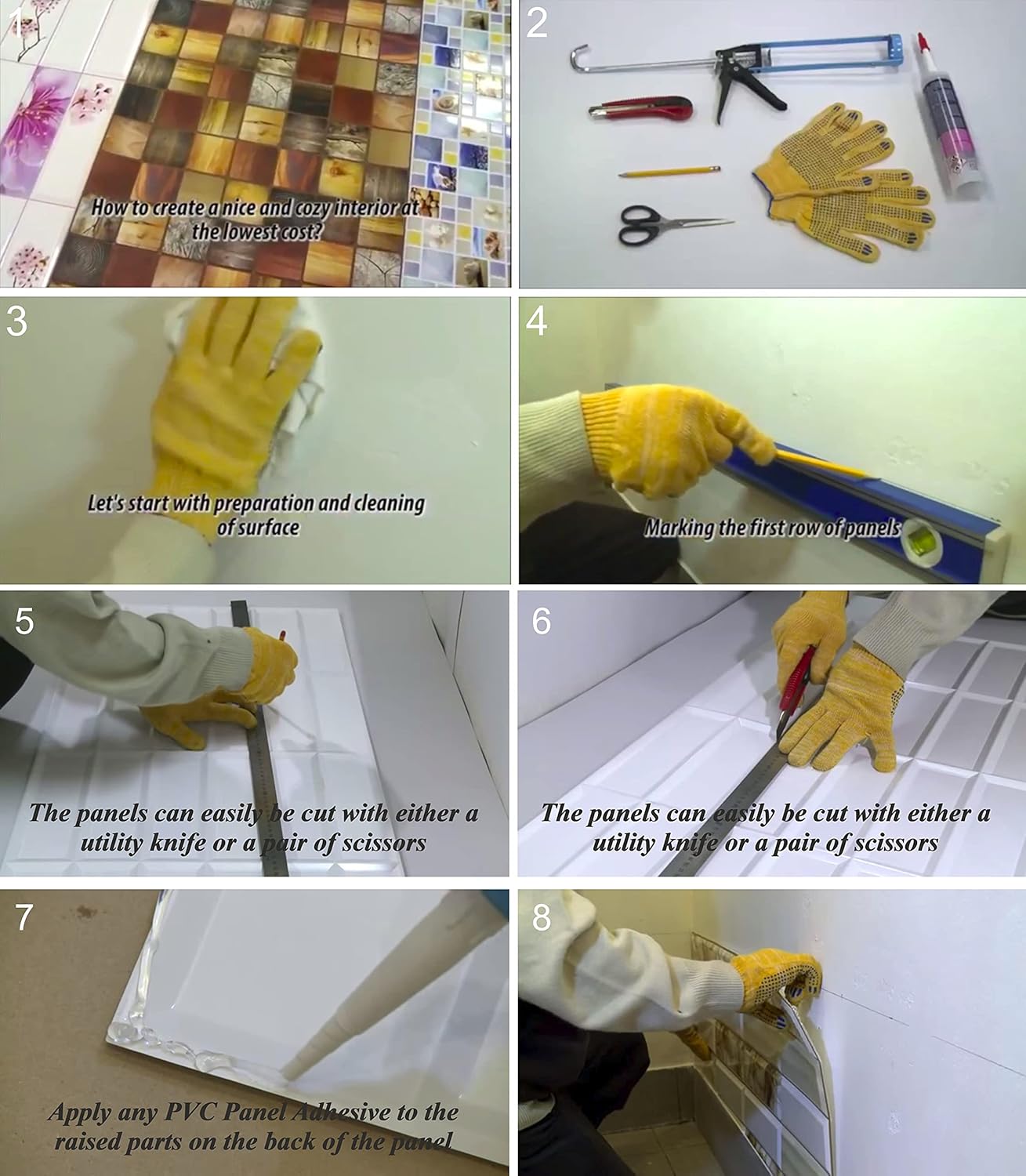 Dundee Deco PG7005-10 Beige Faux Limestone PVC 3D Wall Panel, 3.3 ft X 1.7 ft (98 cm X 50cm), Interior Design Wall Paneling Decor, 5.61 sq. ft. (0.49sq. m) Each, Pack of 10