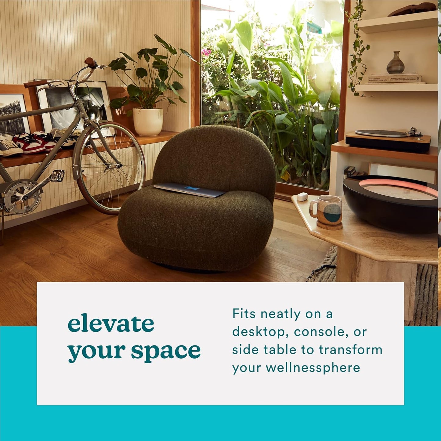 Homedics Drift Sandscape, Perpetual Motion Machine, Zen Garden, Meditation Accessories, Decorative Sandscape, Bluetooth, iOS, Android, by Homedics (16 Inch (Small), Cream)