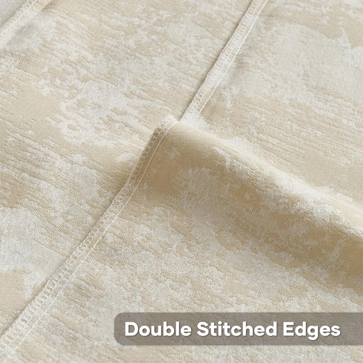 FUTEI Yellow White Decorative Throw Pillow Covers 12x20 Inch Set of 2,Soft Faux Cashmere Jacquard - Textured & Cozy Pillow Case,Modern Home Decor for Couch Bed Living Room