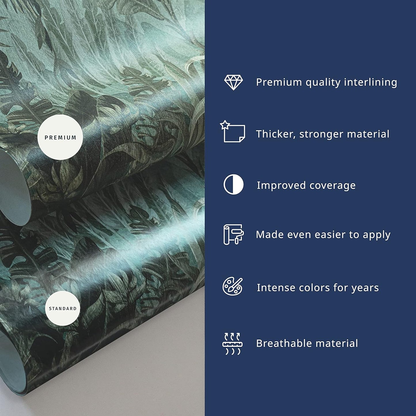 artgeist Premium Wall Mural Nature 79x55 in - XXL Non-Woven Wallpaper Fleece Wall Decor Photo Print Picture Image Design Botanics Plants 3D Effect b-B-0600-a-a