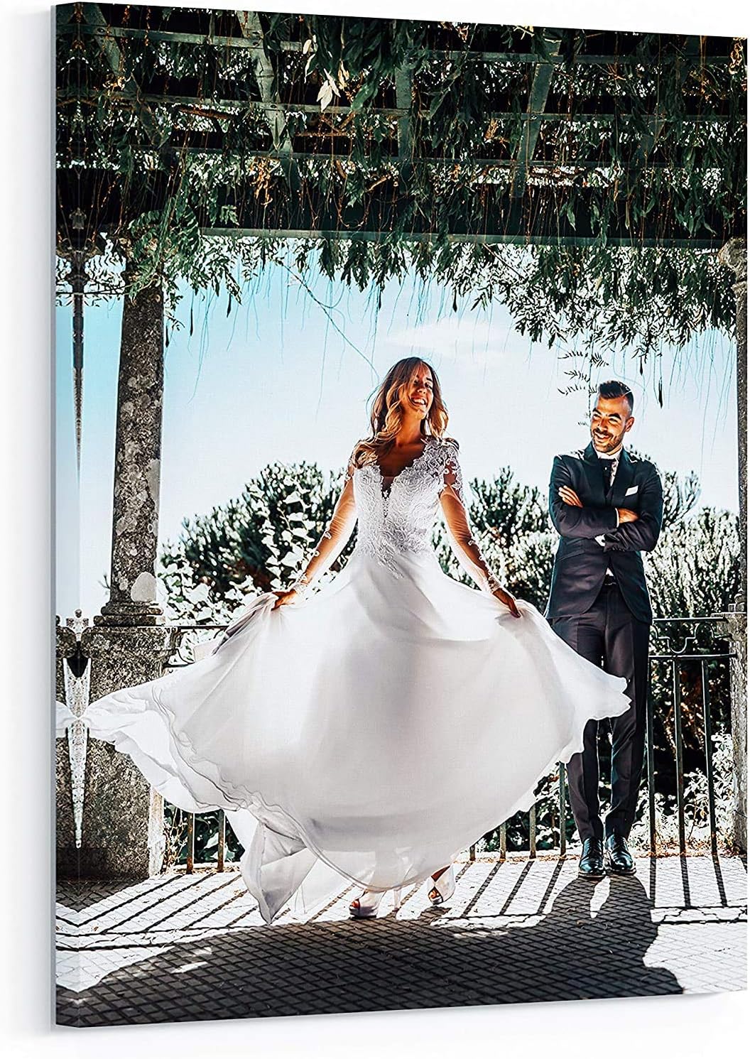 Personalized Custom Canvas Prints: Photo On Canvas (Framed Canvas, 16X24) Transform Your Photos into Stunning Framed Wall Art Digitally Printed Photo To Canvas Ideal for Home Decor