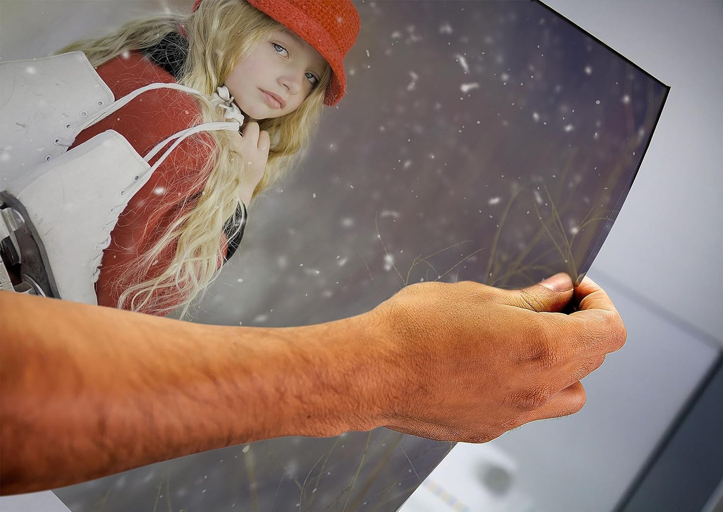 Personalized Custom Canvas Prints: Photo On Canvas (Dark Brown, 24X24) Transform Your Photos into Stunning Framed Wall Art Digitally Printed Photo To Canvas Ideal for Home Decor, Gifts Keepsakes.