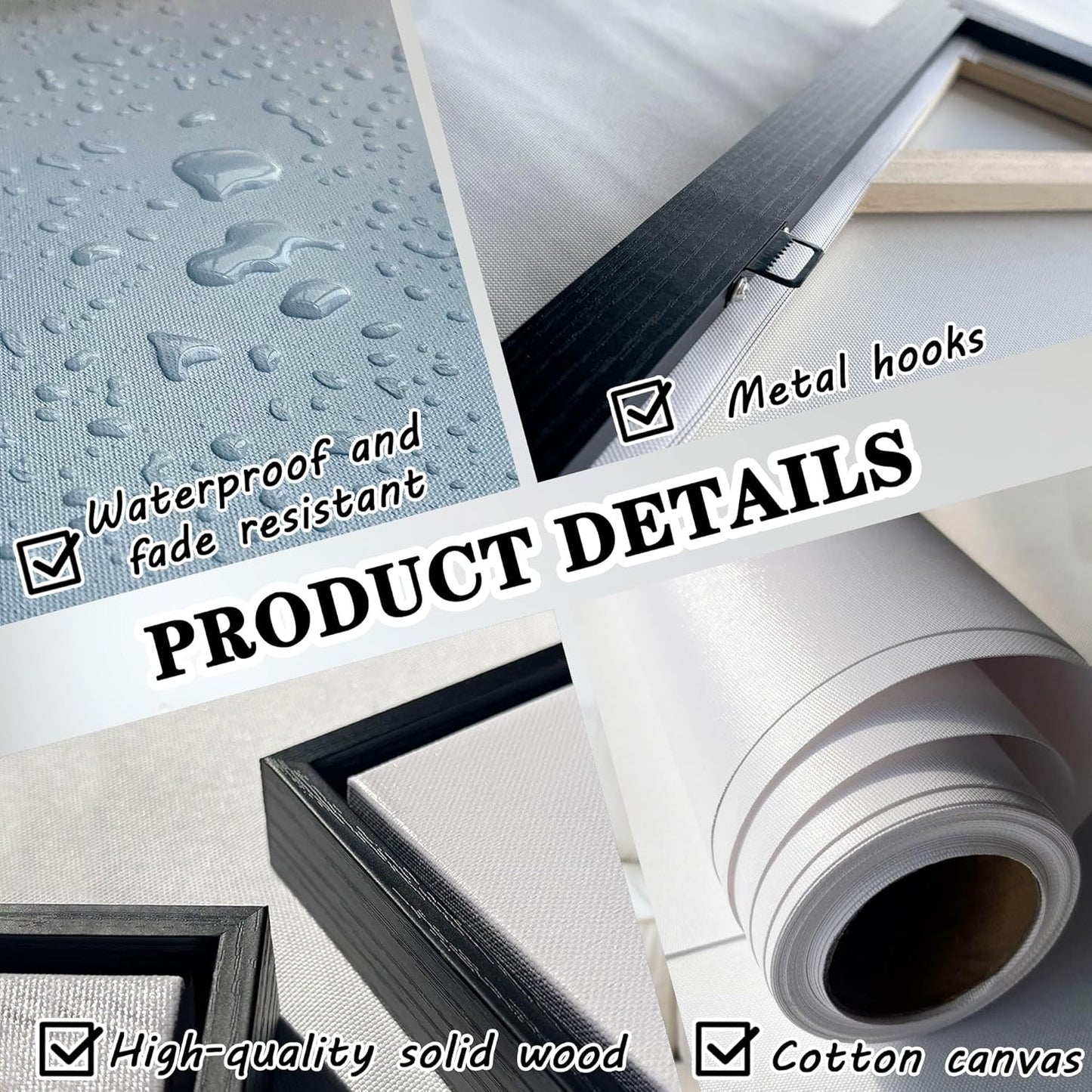 Mofutinpo Blue and Gold Wall Art Framed Navy Blue Decor for Living Room Feather Canvas Art Wall decorations, Blue Bedroom Wall Decor Above Bed Pictures Wall Decor, Painting - Artwork for Walls 20×40IN