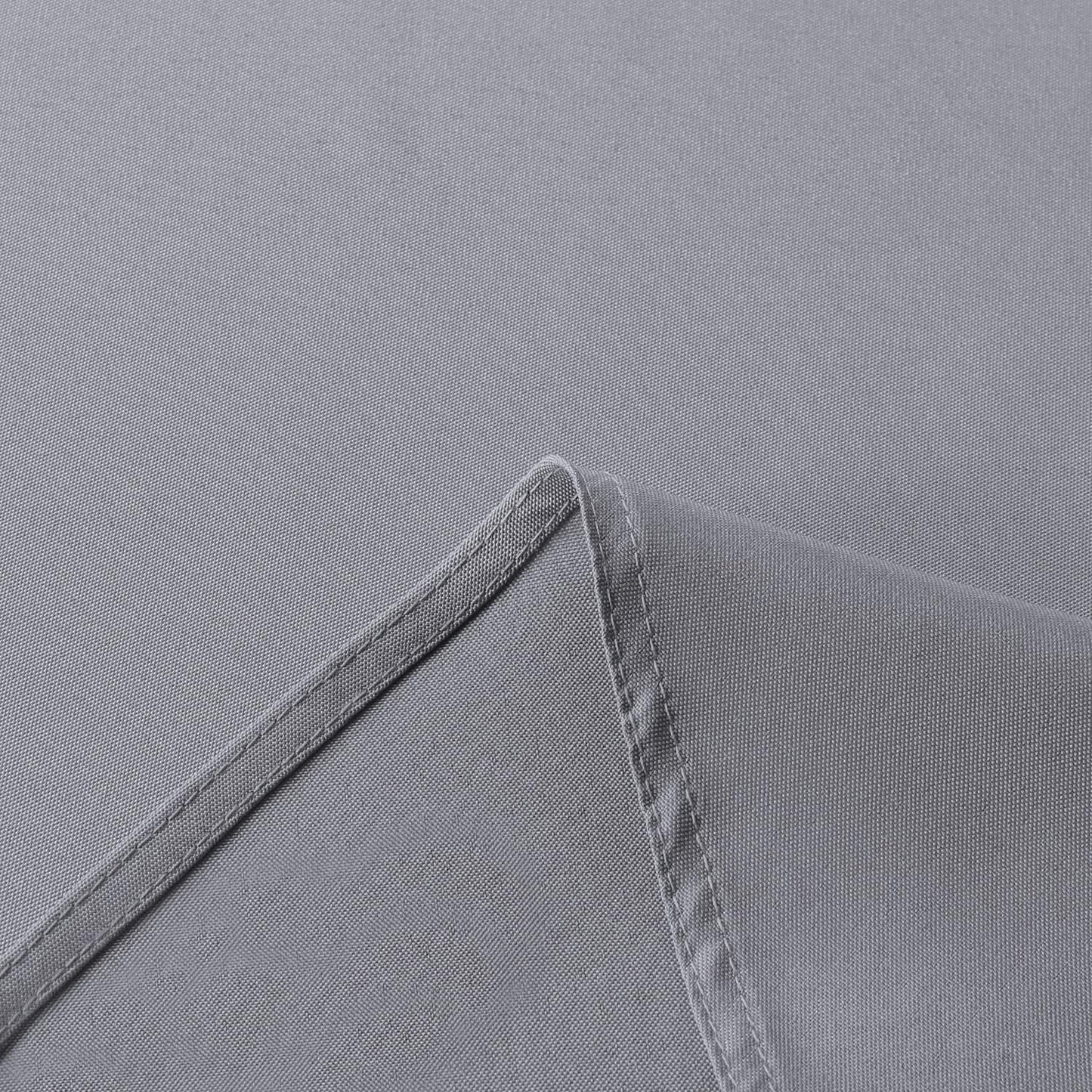 sancua Rectangle Tablecloth - 60 x 120 Inch - Stain and Wrinkle Resistant Washable Polyester Table Cloth, Decorative Fabric Table Cover for Dining Tables, Buffet Parties and Camping, Light Grey