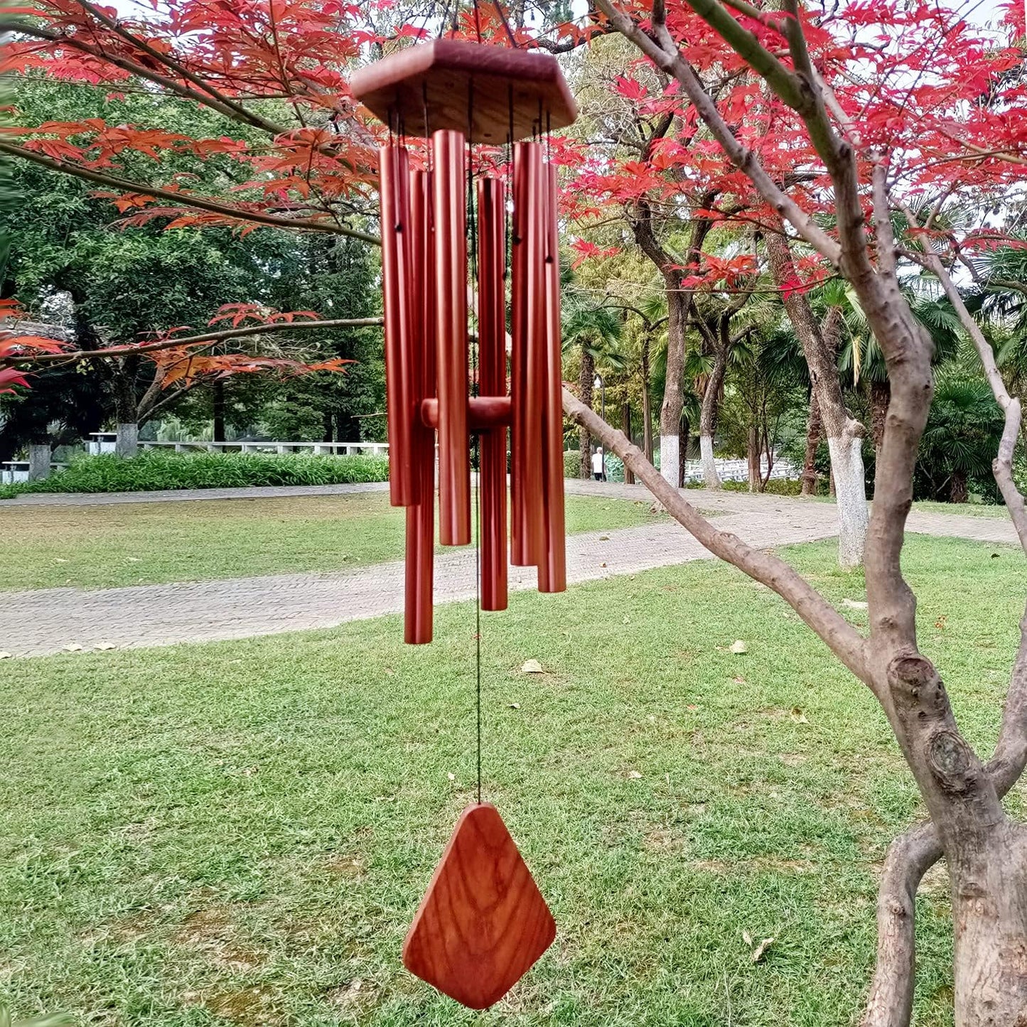 Wind Chimes for Outside, Wind Chimes Outdoor, Windchimes with 6 Tubes for Wedding,Mother's Day and Other Holidy Gifts