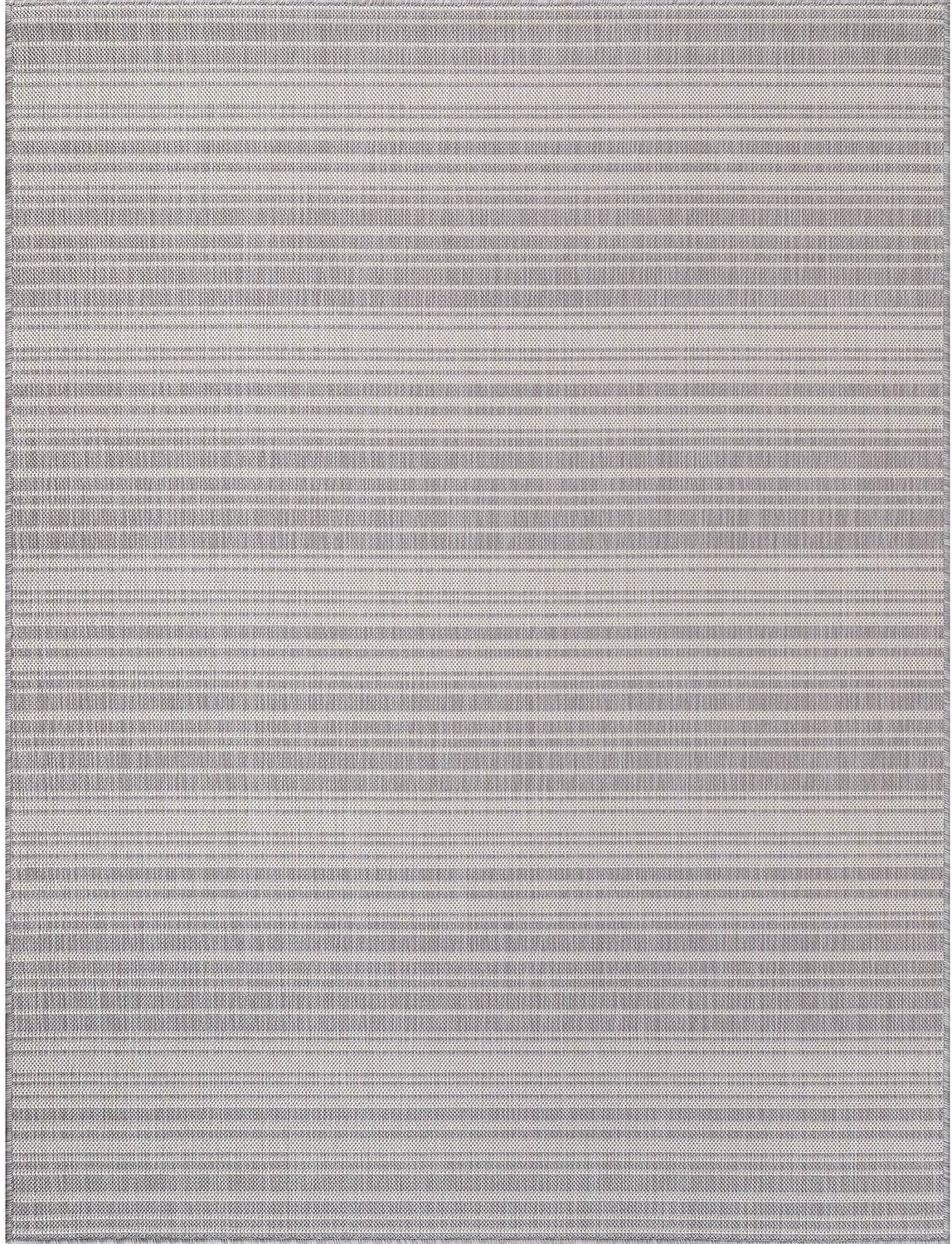 Stripe Outdoor Rug 5x7 Washable Outside Carpet for Indoor Patio Porch Waterproof Easy Cleaning Non Shedding Area Rugs Gray 5 x 7