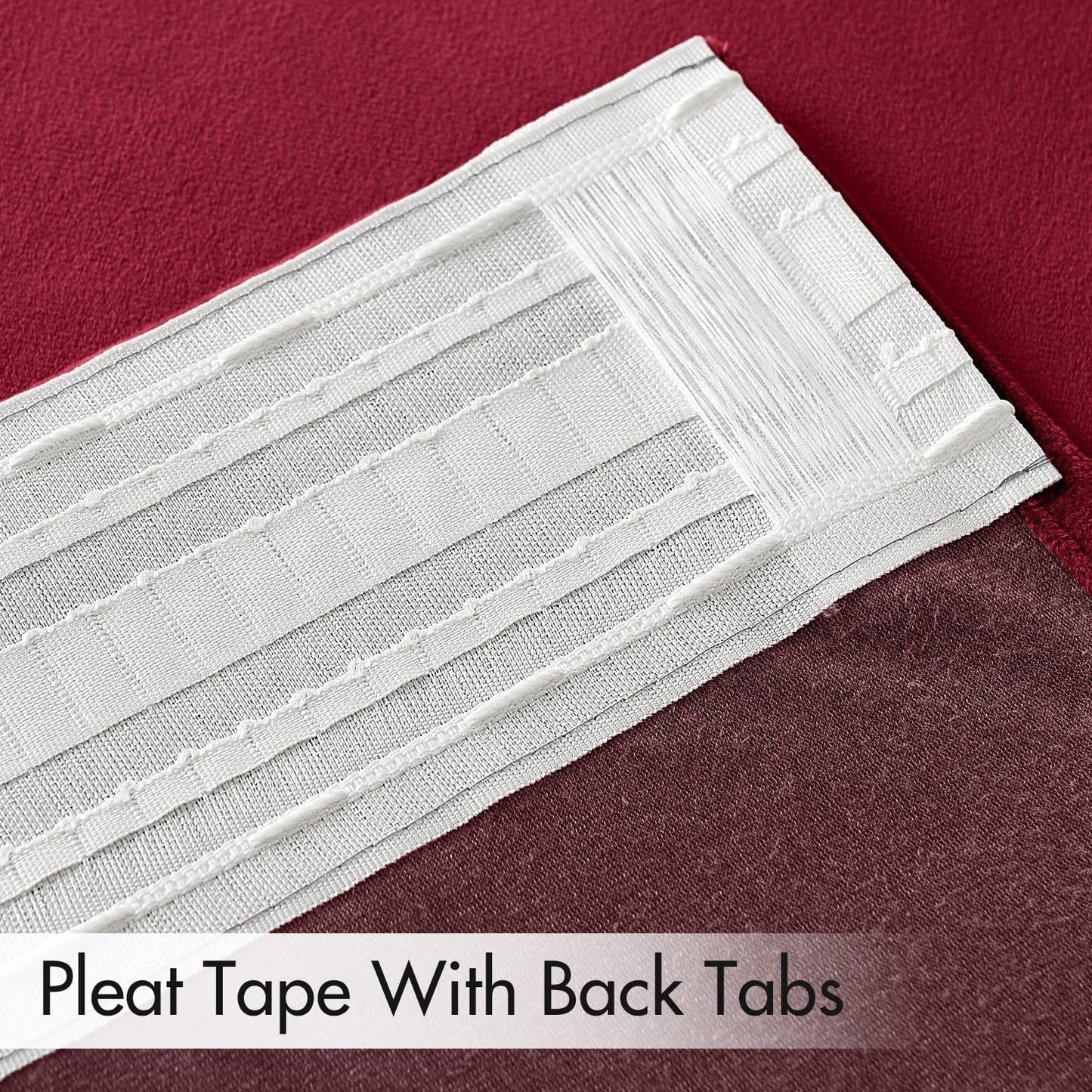 MIULEE Hot Pink Velvet Curtains 96 inches 2 Panels - Luxury Room Darkening Window Drapes for Bedroom Living Room Thermal Insulated Super Soft Blackout, Back Tab Rod Pocket Pinch Pleated, W52 x L96