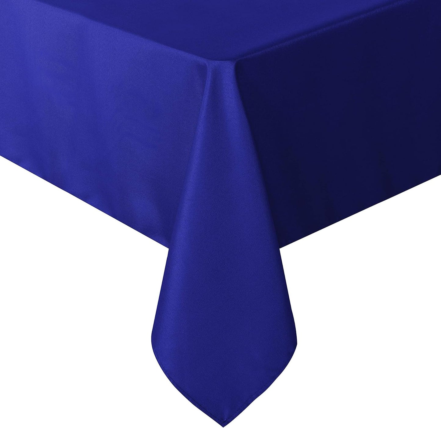 sancua Rectangle Tablecloth - 54 x 108 Inch - Stain and Wrinkle Resistant Washable Polyester Table Cloth, Decorative Fabric Table Cover for Dining Tables, Buffet Parties and Camping, Blue