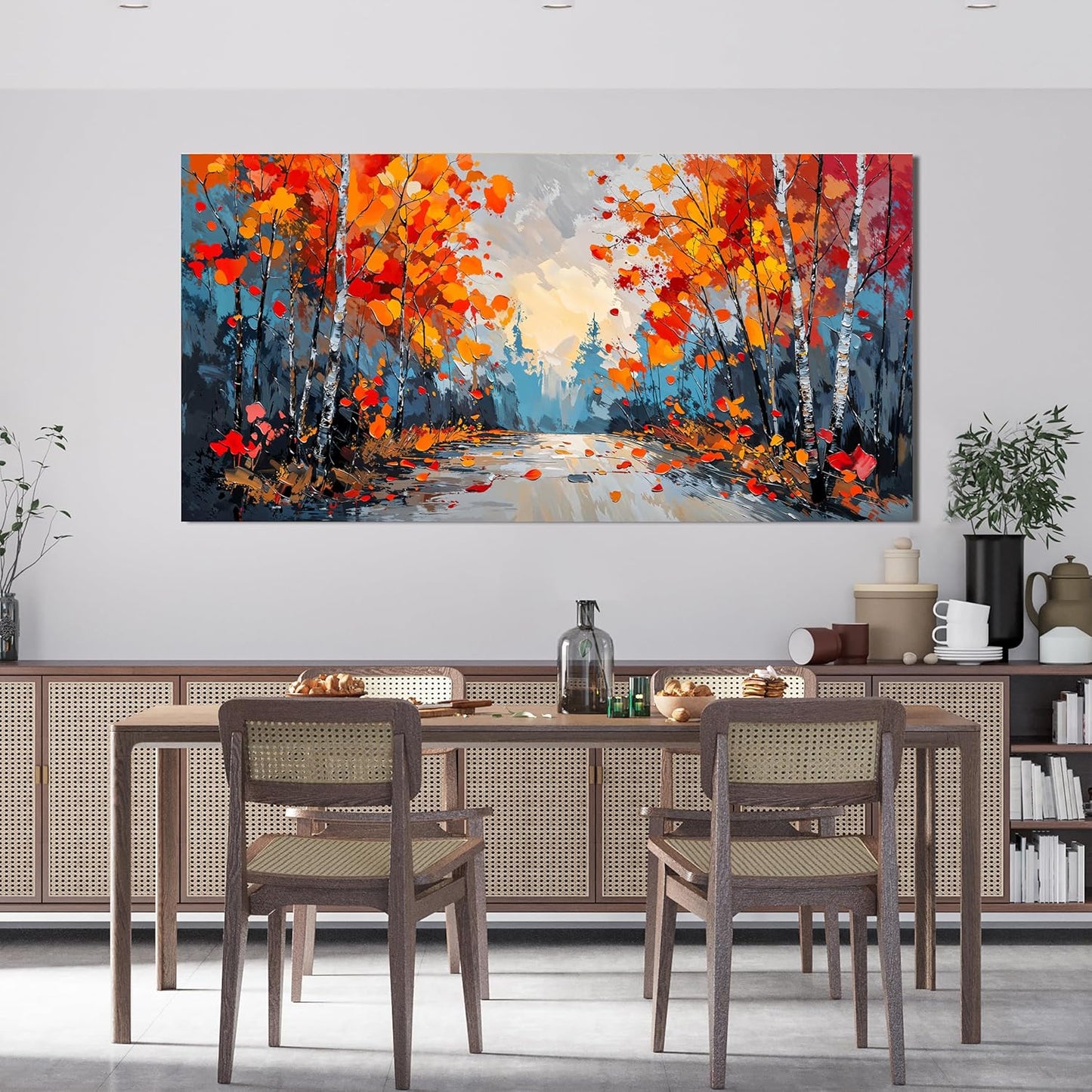 Canvas Wall Art Decor Large Vintage Wall Art Prints Wall Art Pictures for Living Room Canvas Art Wall Decor Nature Botanical Wall Art Decorations Artwork for Walls Bedroom Office Decor 24" X 48"