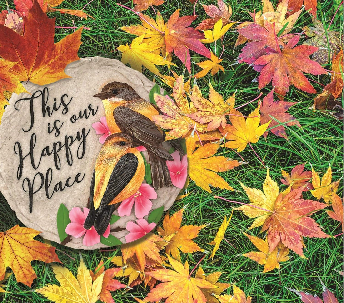 Spoontiques -Garden Décor - Raised Frog Stepping Stone - Decorative Stone for Garden