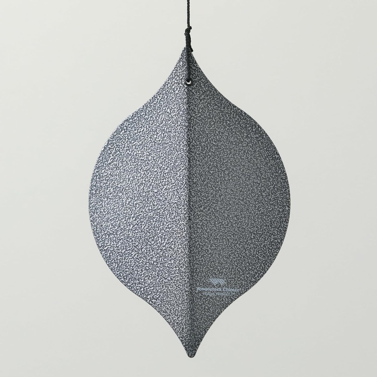 Woodstock Chimes Heroic Windbell Wind Chime for Outside 40" Large Silver,Deep Tone Sound, Outdoor Decor for Patio, Porch, Garden HWLAS