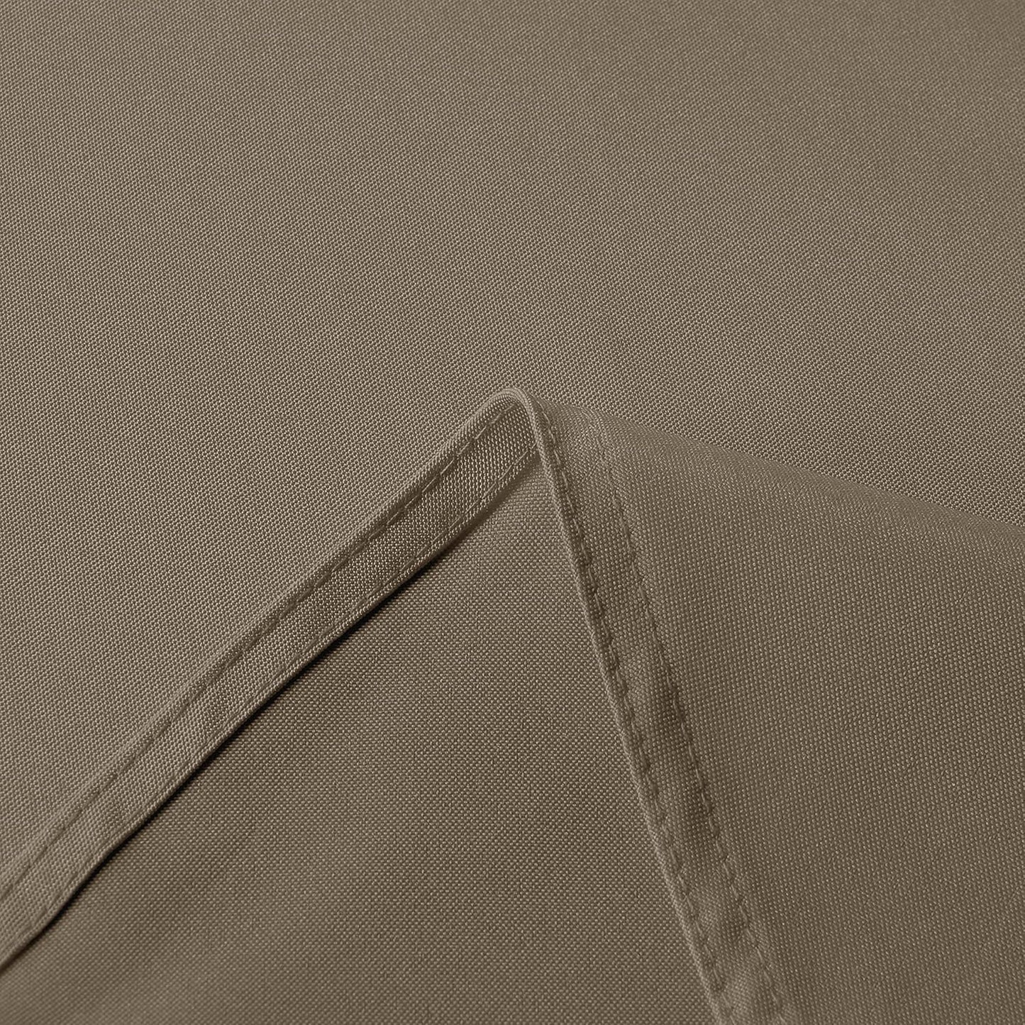 sancua Rectangle Tablecloth - 90 x 132 Inch - Stain and Wrinkle Resistant Washable Polyester Table Cloth, Decorative Fabric Table Cover for Dining Tables, Buffet Parties and Camping, Taupe