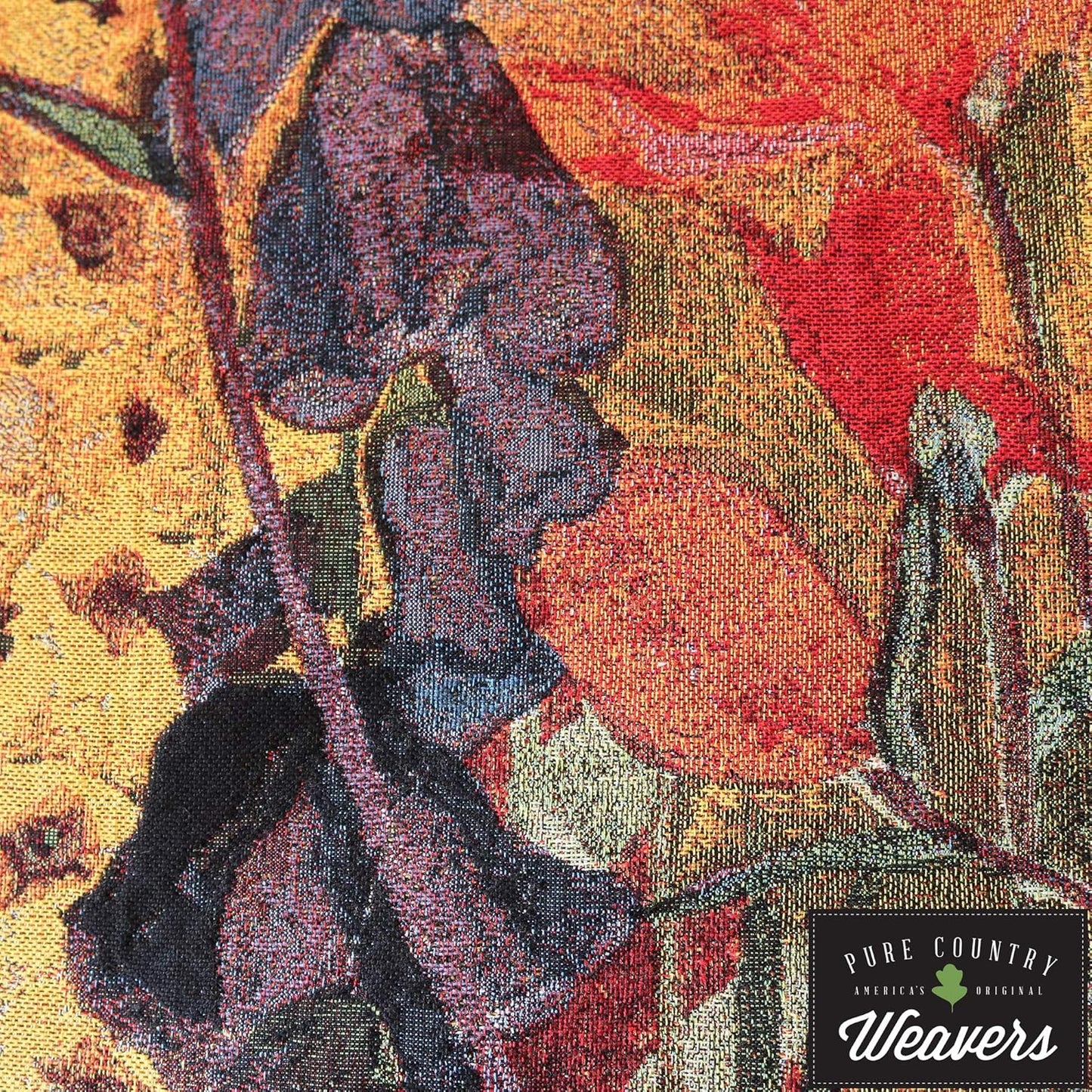 Tree of Life - Arts and Crafts - William Morris - Ornate Spiritual Tree Pattern - Cotton Woven Tapestry Wall Art Hanging - USA (53x40)