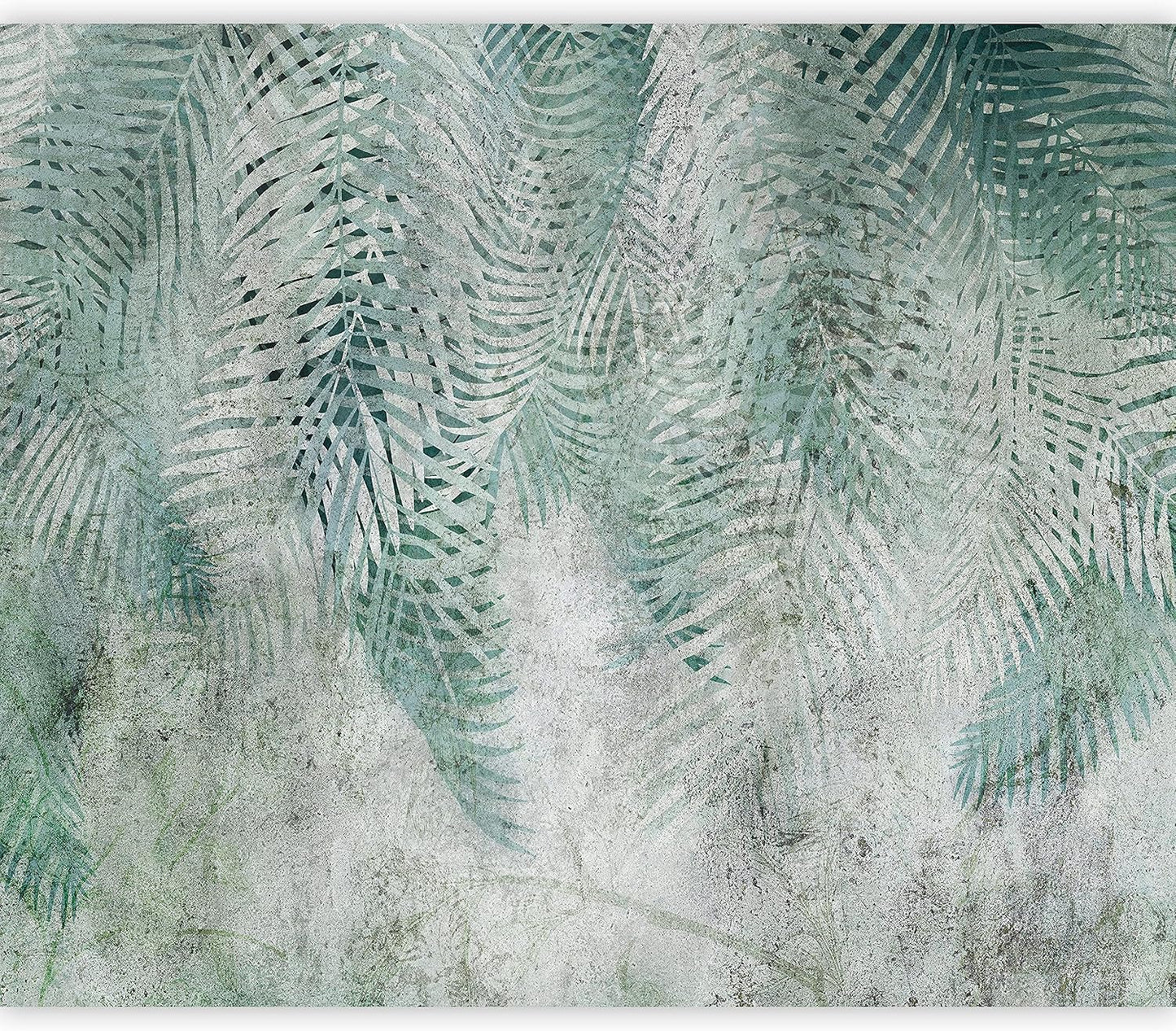 artgeist Wall Mural Leaves 77x55 in - XXL Peel and Stick Self-Adhesive Wallpaper Removable Large Sticker Foil Wall Decor Print Picture Image Design Nature Botanical Plants Palm Abstract b-C-0861-a-a